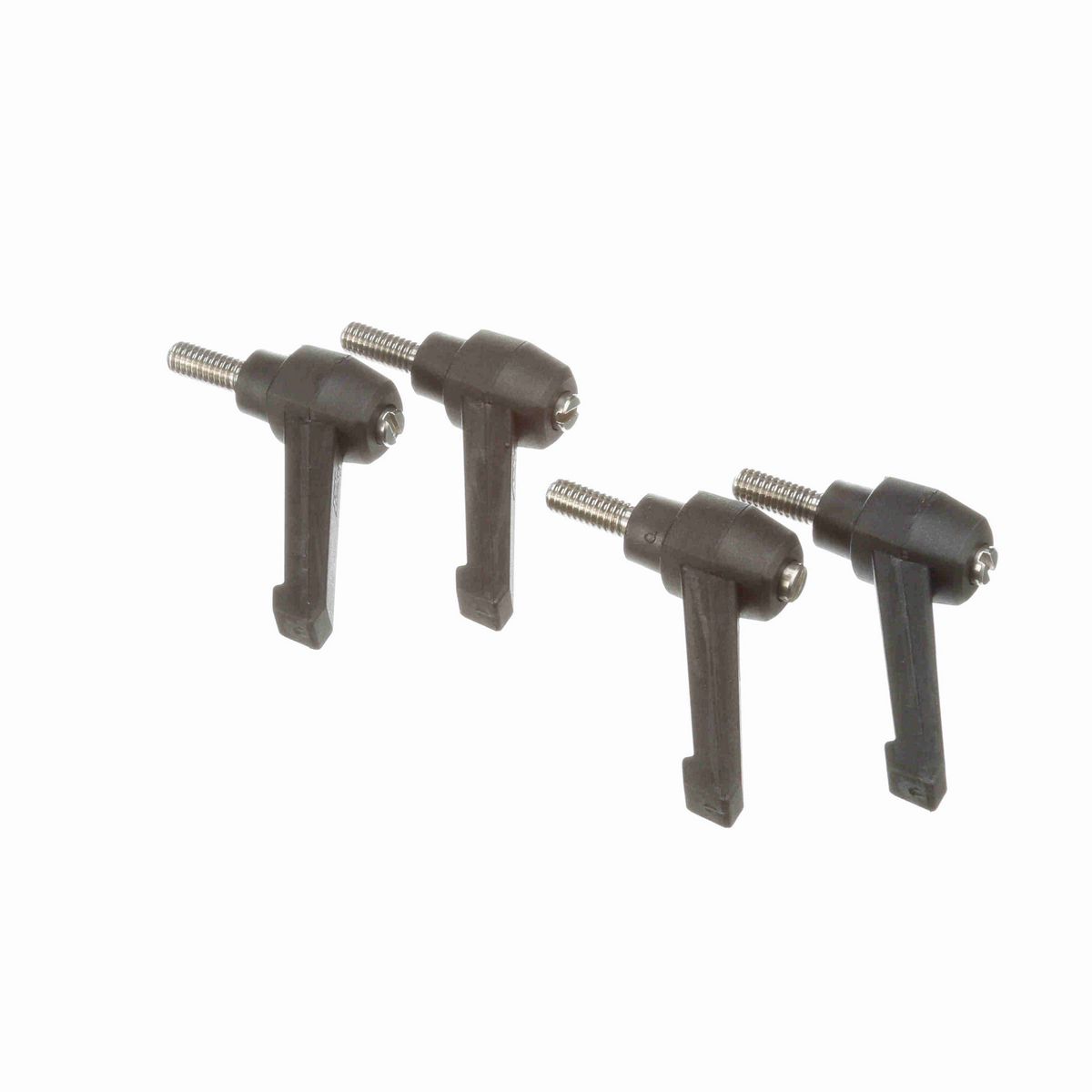 System Plast Ratchet Handle (Male); Thread: 5/16-18, Handle Length: 2.16-in Stud Length: 0.79-in, Color: Black - RH-20-BK-MS51618-20