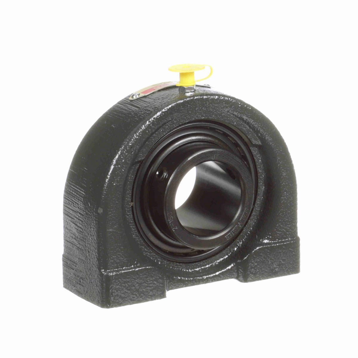 Sealmaster Mounted Cast Iron Tapped Base Pillow Block Ball Bearing - 52100 Bearing Steel, Black Oxided - Setscrew Lock - TB-24C