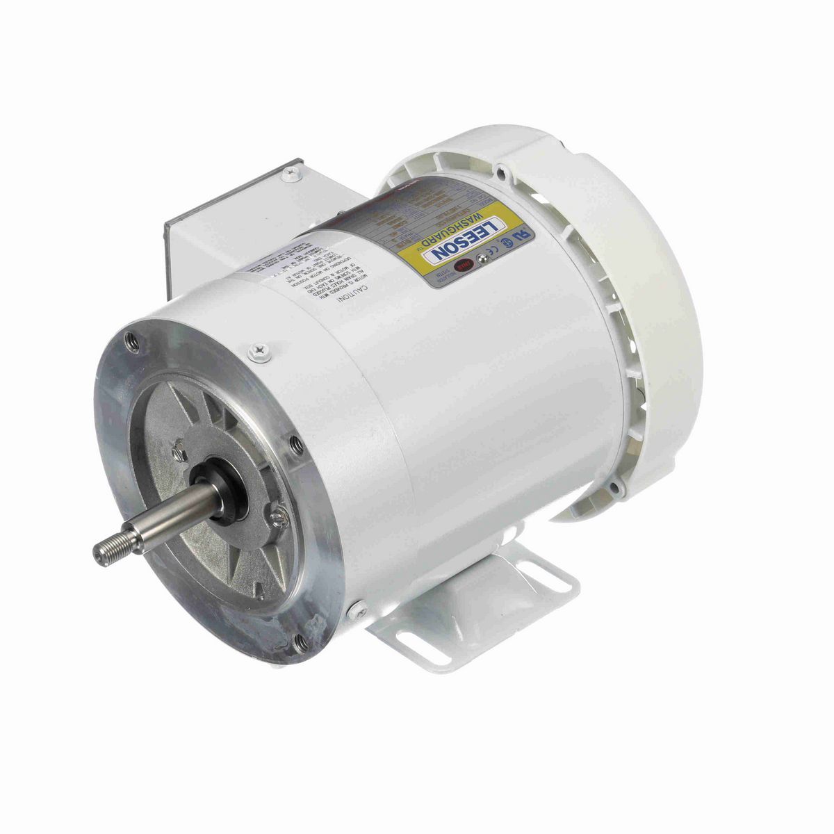LEESON White Duck™ Jet Pump Motor, 0.75 & 0.50 HP, 3 Ph, 60 & 50 Hz, 230/460 & 190/380 V, 3600 & 3000 RPM, 56J Frame, TEFC - 116779.00