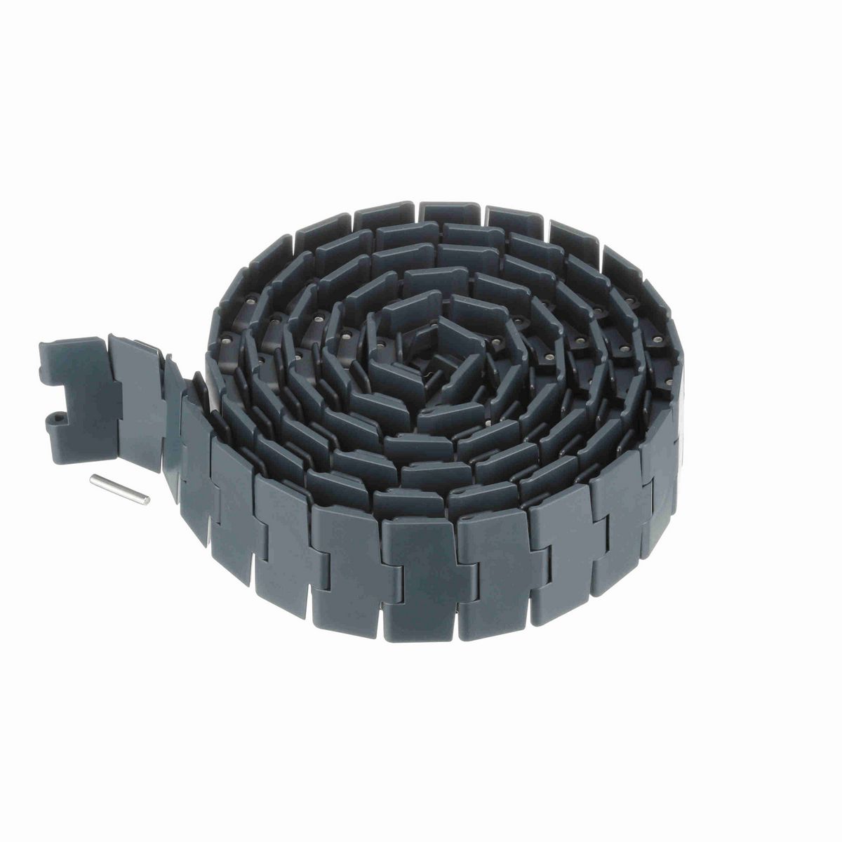 System Plast 879TAB Side-flexing Solid Top, Material: NG evo (Gray Blue), Width: 3.25in, Pitch: 1.5in - NGE879TAB-K325