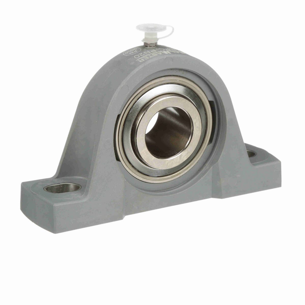 Sealmaster Mounted Composite Two Bolt Pillow Block Ball Bearing - 52100 Bearing Steel, Phosphorus Nickel Coated - Setscrew Lock - Corrosion Resistant - CRPC-PN20