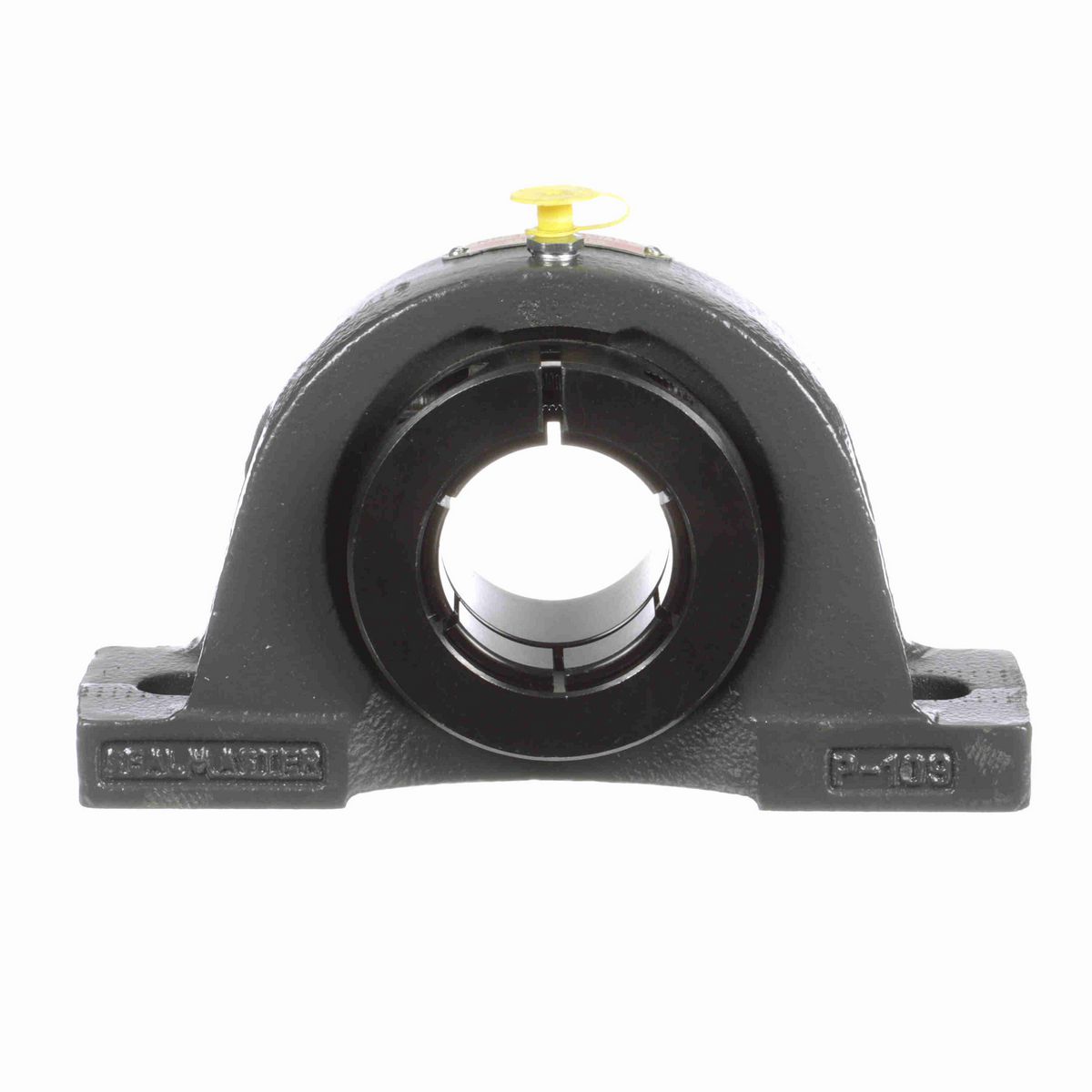 Sealmaster Mounted Cast Iron Two Bolt Pillow Block Ball Bearing - 52100 Bearing Steel, Black Oxided - Concentric Lock - NP-31T