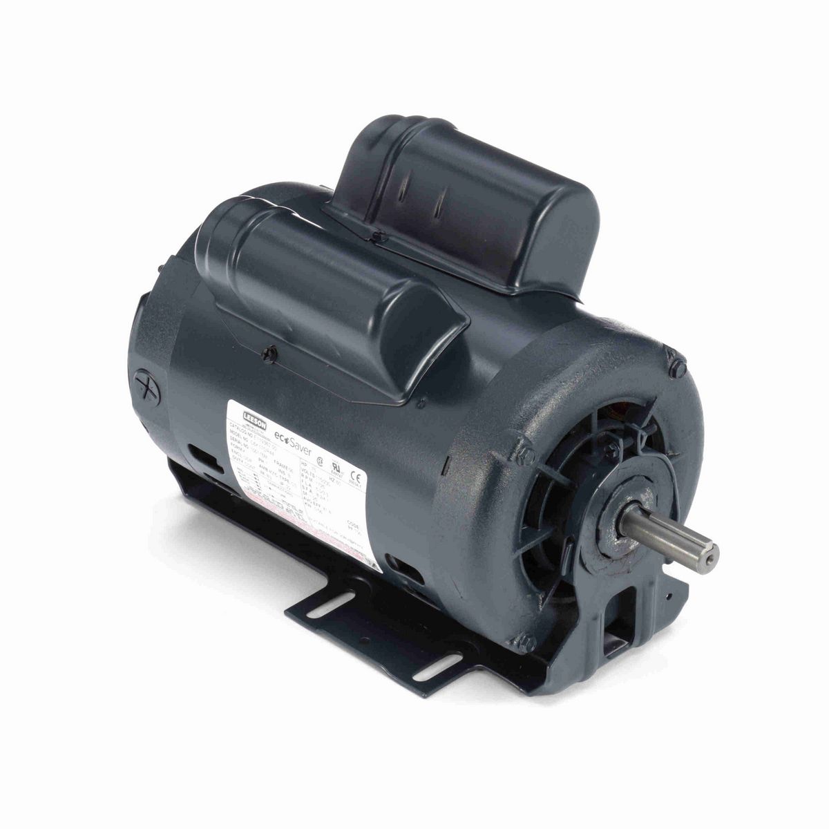 LEESON ecoSaver™ General Purpose Motor, 0.75 HP, 1 Ph, 60 Hz, 115/230 V, 1800 RPM, 56 Frame, DP - E119362.00