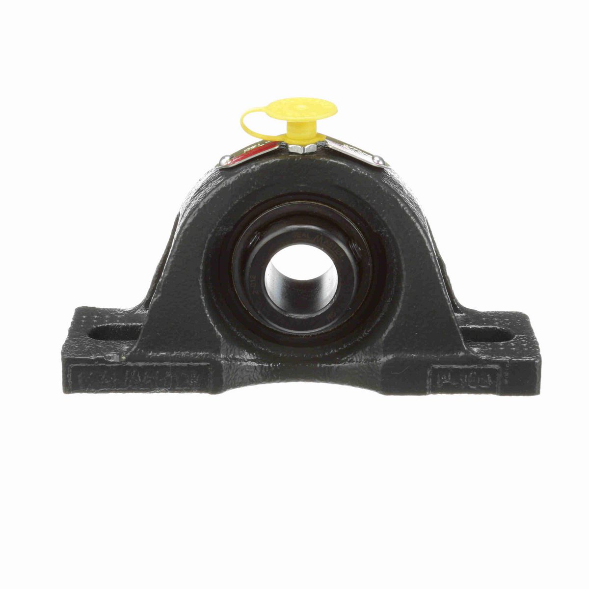 Sealmaster Mounted Cast Iron Two Bolt Low Base Pillow Block Ball Bearing - 52100 Bearing Steel, Black Oxided - Setscrew Lock - NPL-12