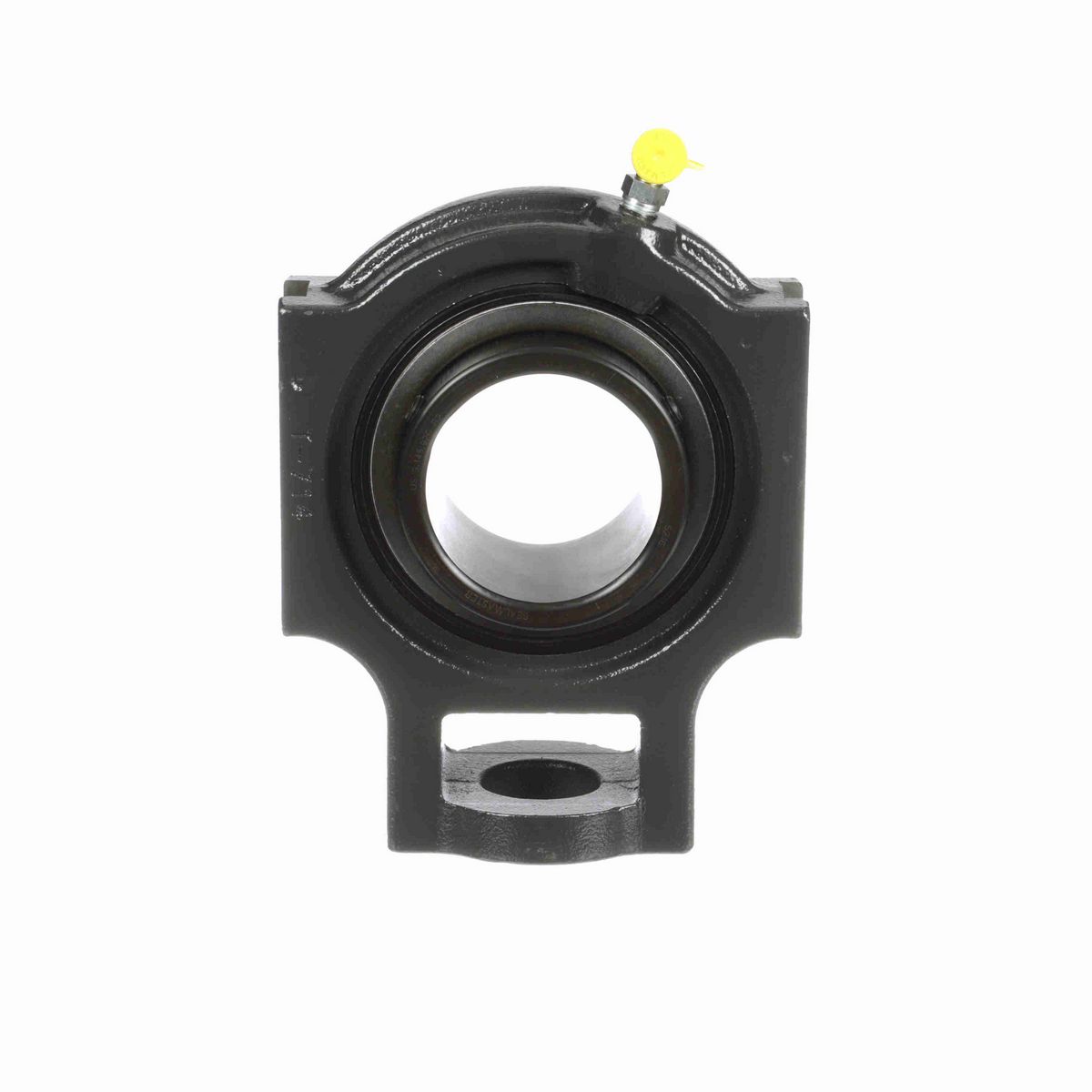 Sealmaster Mounted Cast Iron Wide Slot Take Up Ball Bearing - 52100 Bearing Steel, Black Oxided - Setscrew Lock - ST-216