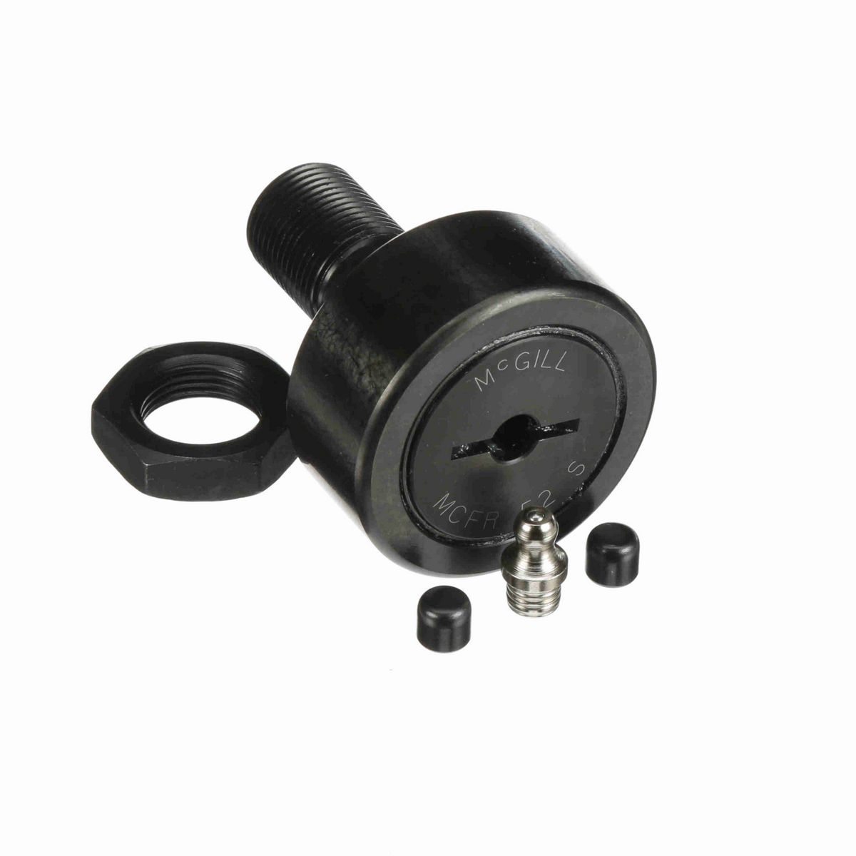 Опорный ролик с цапфой McGill CAMROL MCFR 52 S, бочкообразный, с уплотнением, со шлицем под отвёртку, метрический