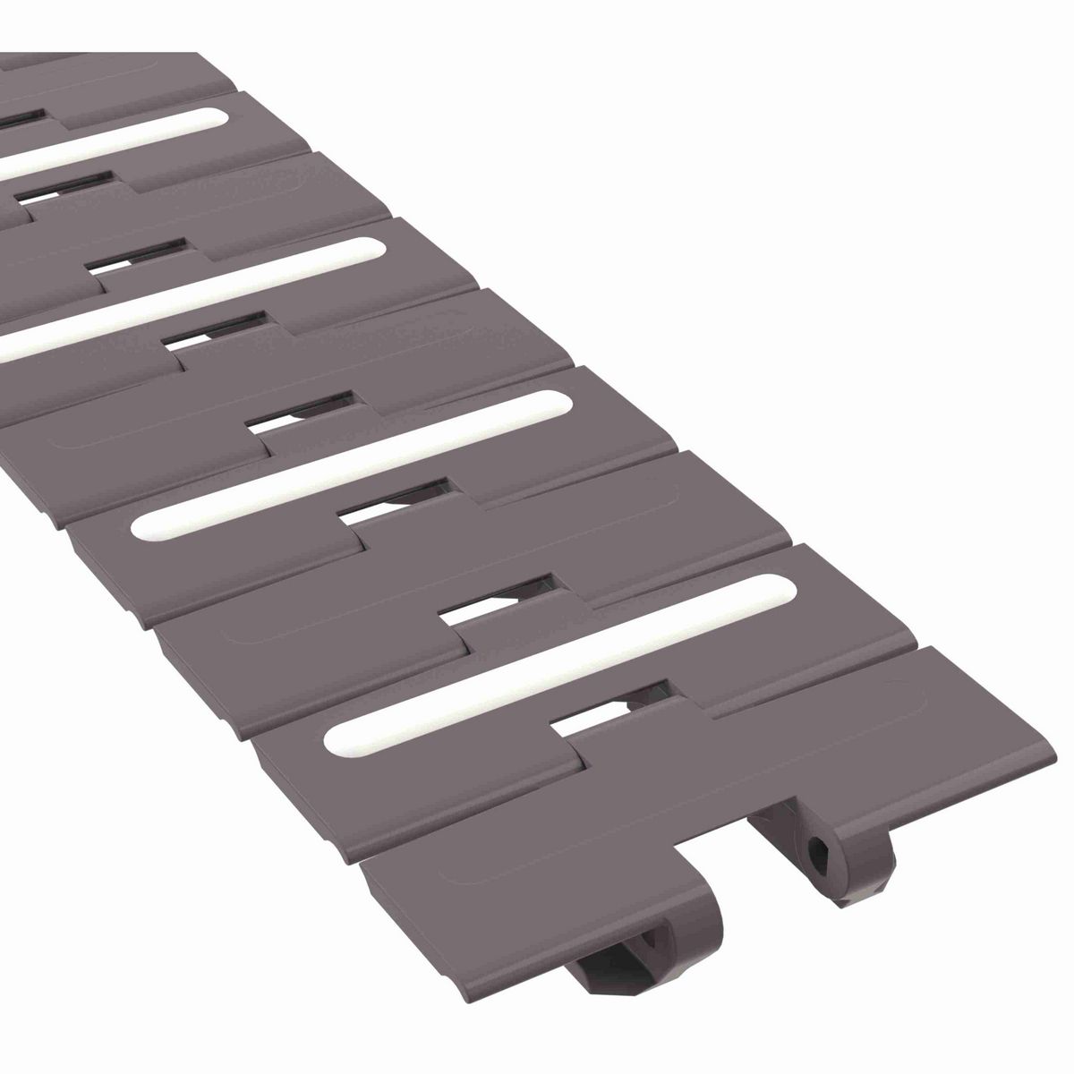 Rexnord 880TAB RubberTop® Side-flexing RubberTop®, Material: Brown High Performance, Width: 4.5in, Pitch: 1.5in - 81415982