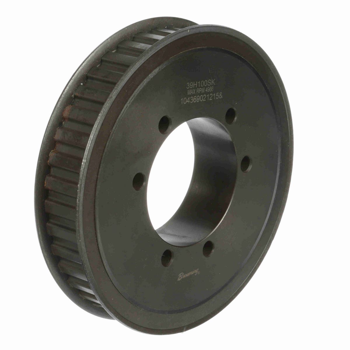 Browning Steel Bushed Bore Gearbelt Pulley - 39H100SK