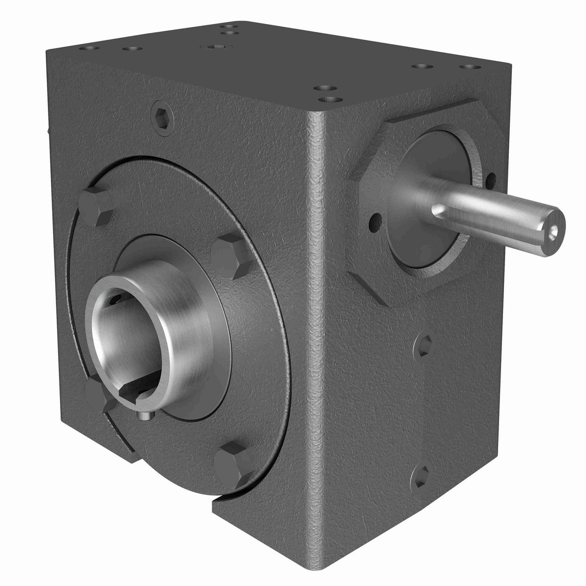 Hub City PowerCubeX Worm Gear Reducer Cast Iron Single-Reduction Worm Reducer - 212 60/1 A WR 1.250