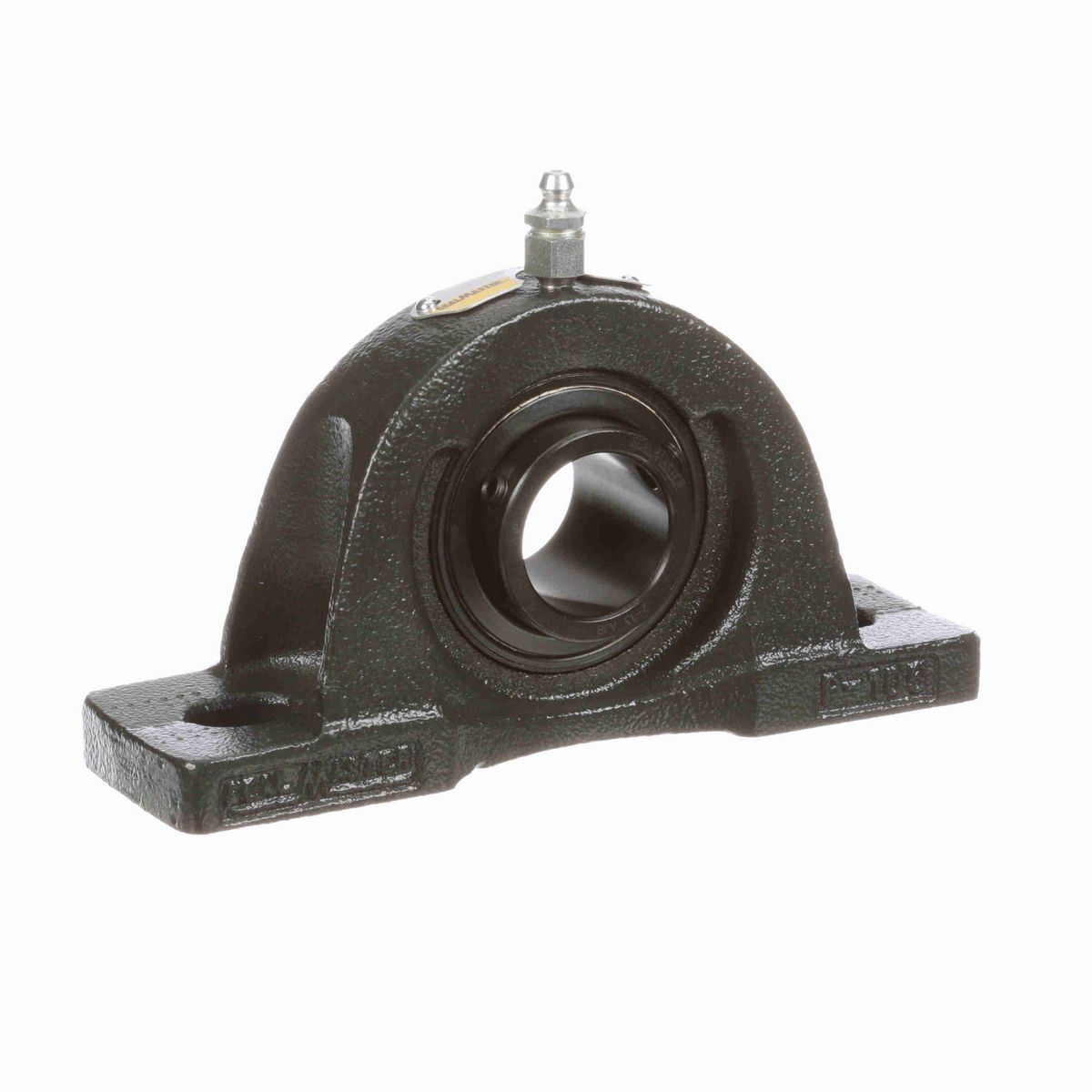 Sealmaster Mounted Cast Iron Two Bolt Pillow Block Ball Bearing - 52100 Bearing Steel, Black Oxided - Setscrew Lock - High Temperature - NP-19 VL
