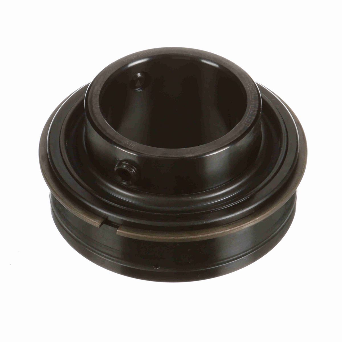 Sealmaster Mounted Insert Only Ball Bearing - 52100 Bearing Steel, Black Oxided - Setscrew Lock - ER-210C