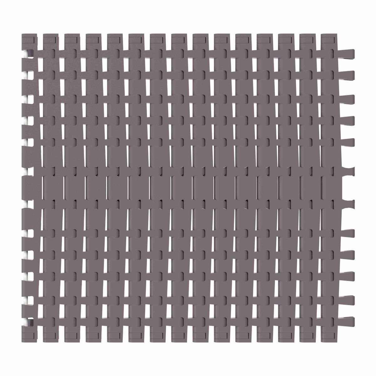 Rexnord 7956TAB Side-flexing Flush Grid, Material: Brown High Performance, Width: 18in, Pitch: 1.25in - 81450711