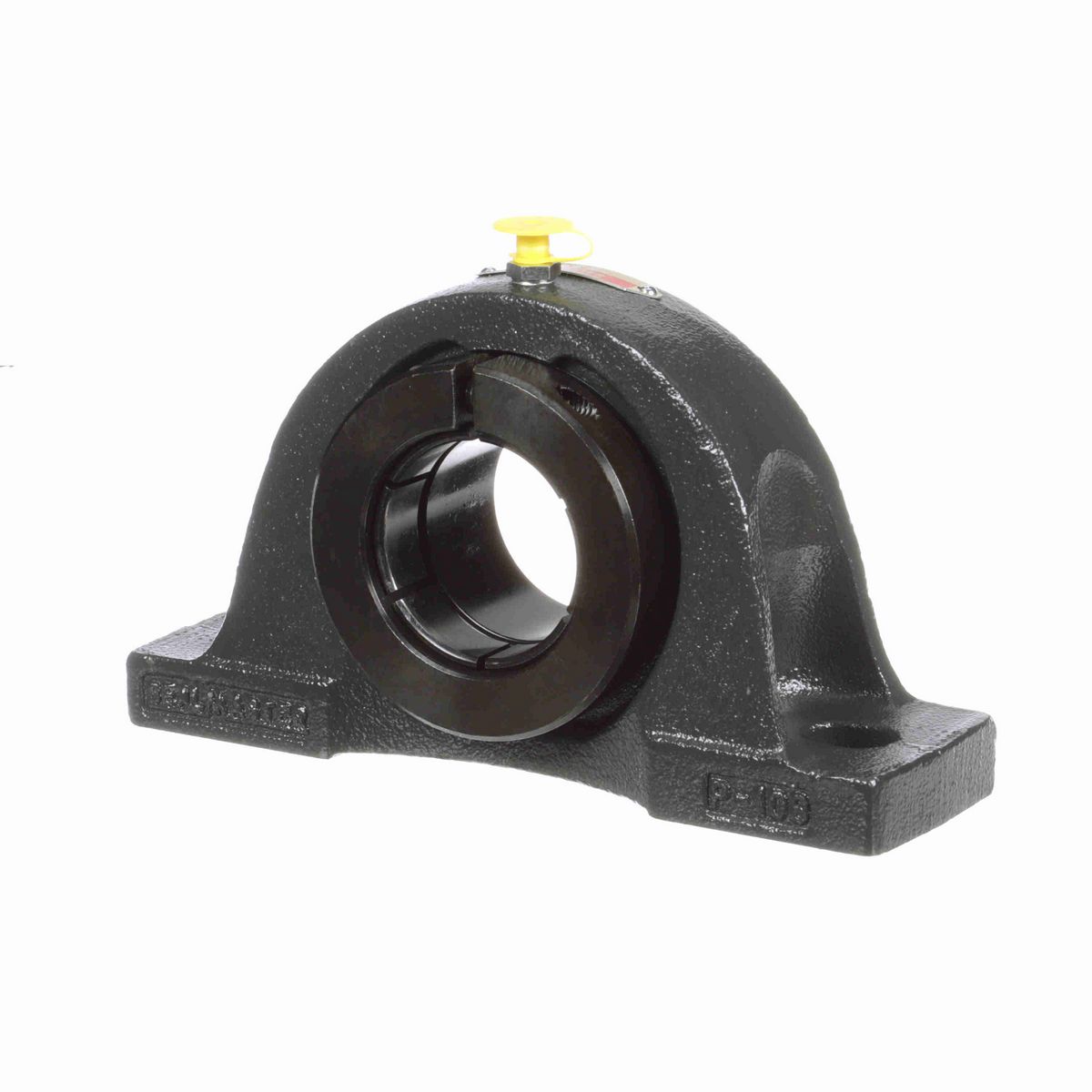 Sealmaster Mounted Cast Iron Two Bolt Pillow Block Ball Bearing - 52100 Bearing Steel, Black Oxided - Concentric Lock - NP-32RTC