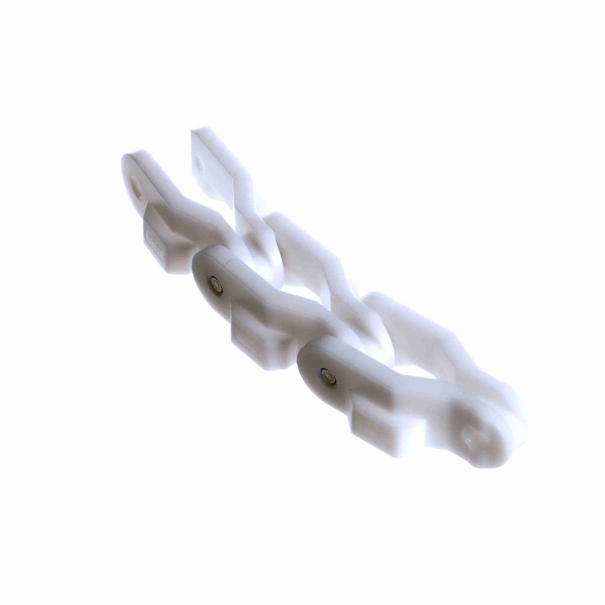 System Plast 1400TAB Side-flexing Solid Top, Material: White Low Friction, Width: 65.5mm, Pitch: 3.25in - LFW1400TAB