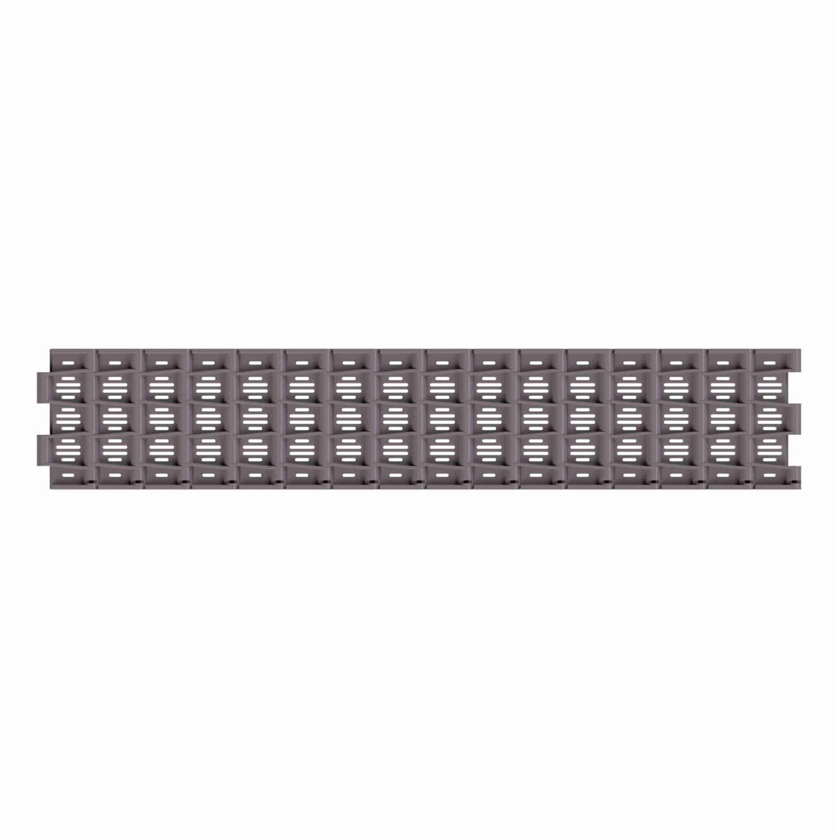 Rexnord 5706 Straight Running Flush Grid, Material: Brown High Performance, Width: 4.5in, Pitch: 1.5in - 81416772