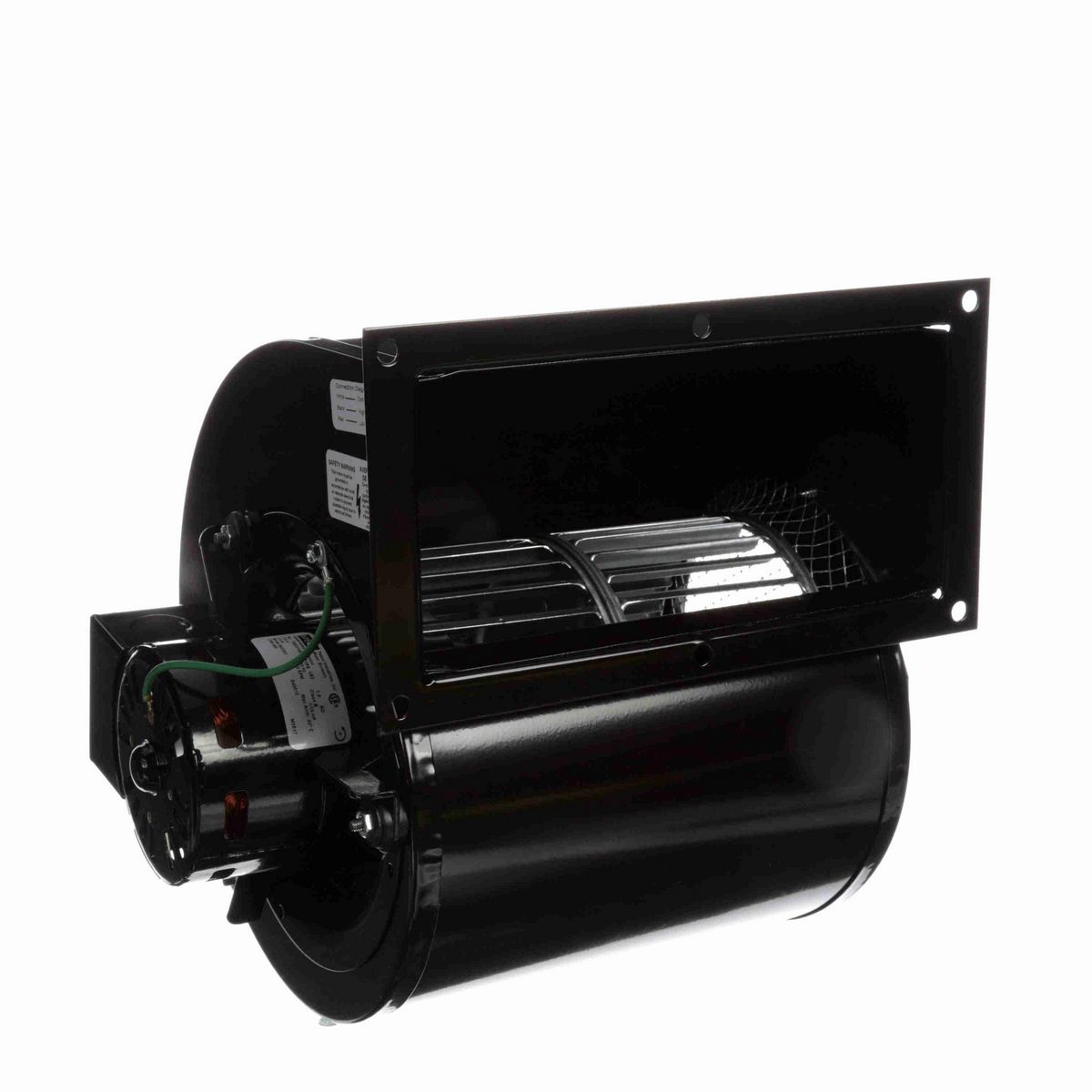 FASCO Rectangular Outlet Shaded Pole Centrifugal Blower, 115 Volts, Flange: Yes - B45267