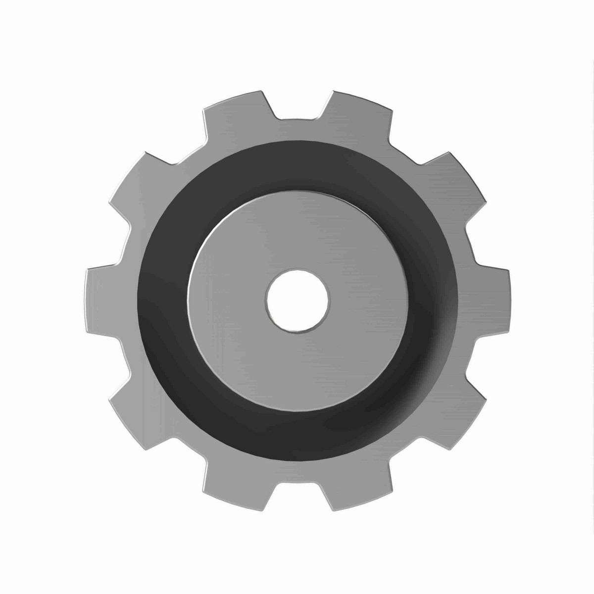 Rexnord 882 Series Solid One Piece Cast Iron Sprocket with 12 Teeth and a 3/4in Round Rough Stock Bore (RSB) - 401-325-2