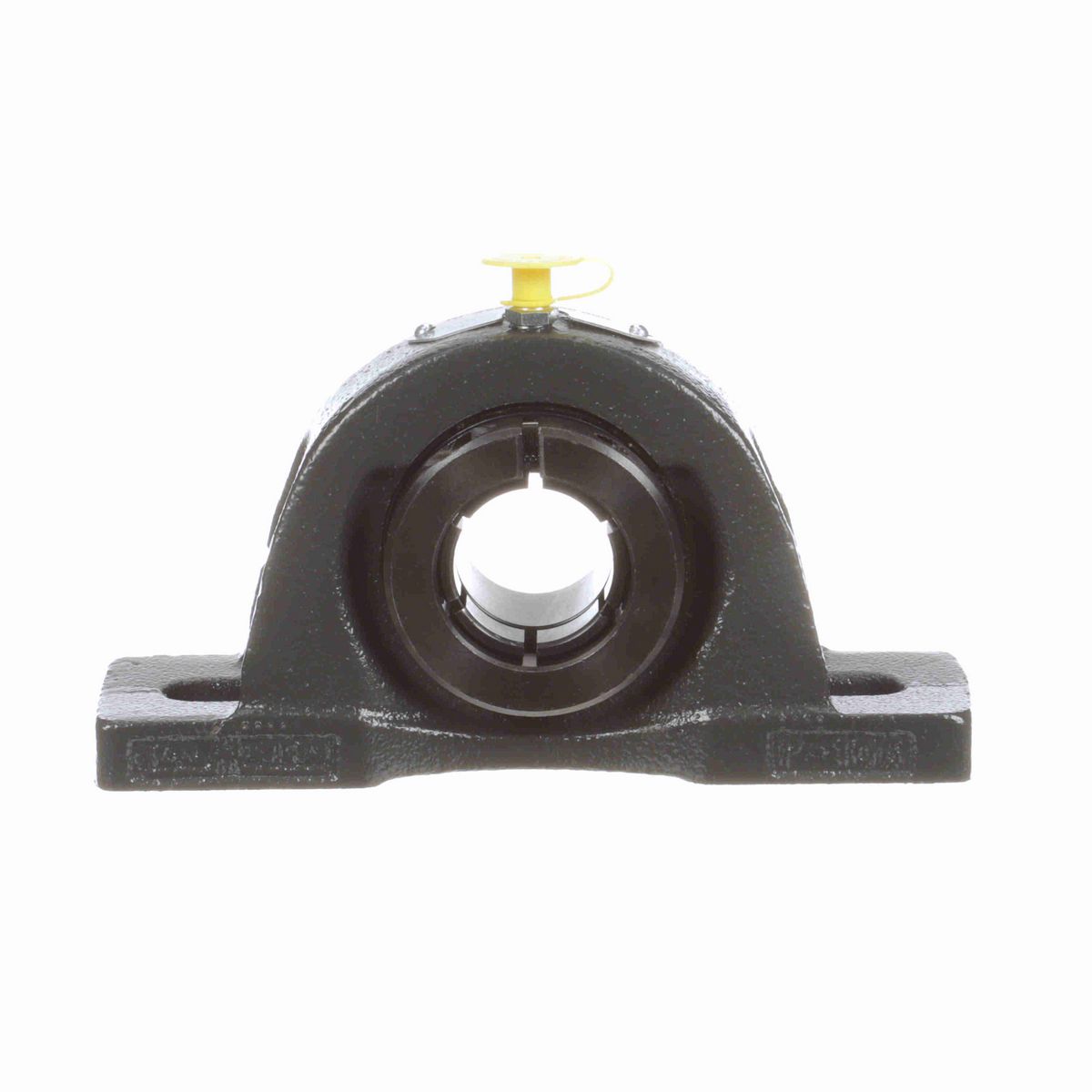 Sealmaster Mounted Cast Iron Two Bolt Pillow Block Ball Bearing - 52100 Bearing Steel, Black Oxided - Concentric Lock - NP-206TM