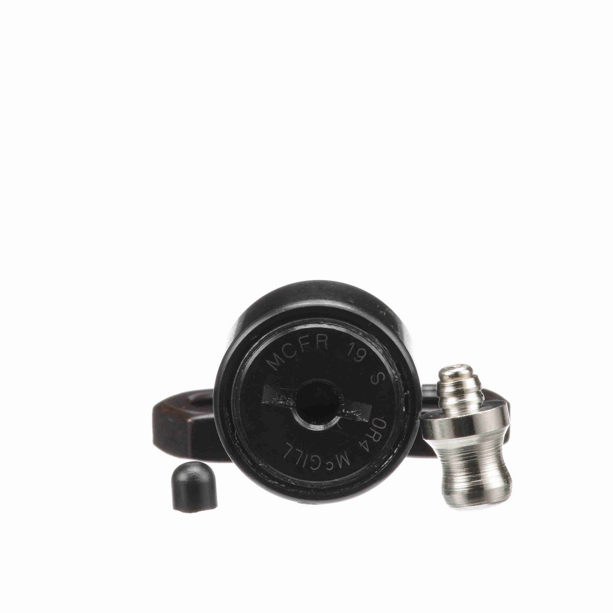 Опорный ролик с цапфой McGill CAMROL MCFR 19 S, бочкообразный, с уплотнением, со шлицем под отвёртку, метрический