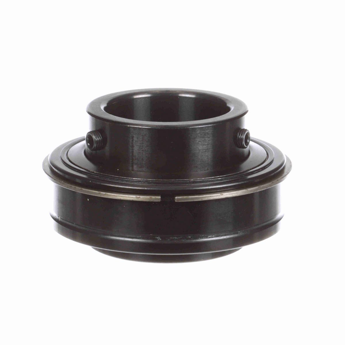 Sealmaster Mounted Insert Only Ball Bearing - 52100 Bearing Steel, Black Oxided - Setscrew Lock - High Temperature - ERX-36 HI
