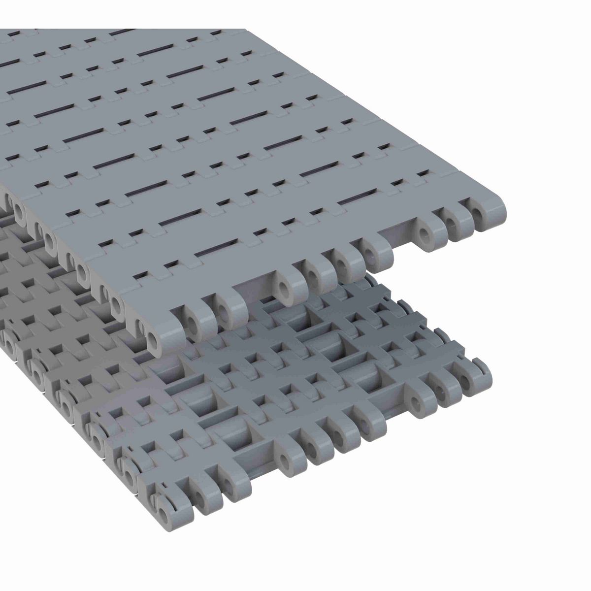 Rexnord 7705 Straight Running Solid Top, Material: Silver Platinum Series™ X, Width: 6in, Pitch: 1in - 10286165