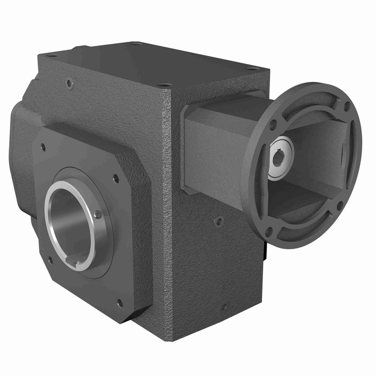 Hub City HERA Gear Reducer HERA Cast Iron Helical-Hypoid Reducer - HERA75PS 53.03 56C 2.438