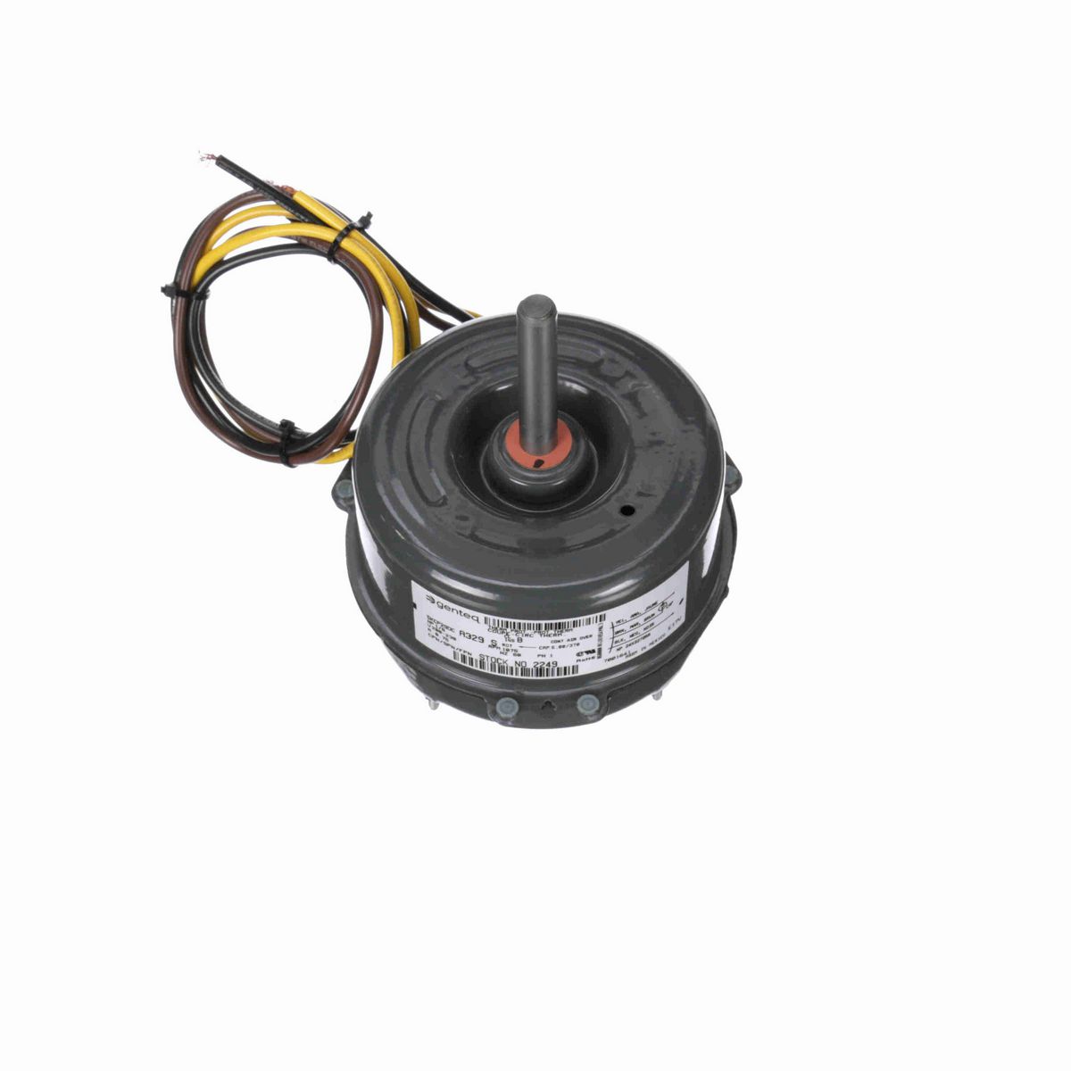 Genteq Condenser Fan Motor, 1/8 HP, 1 Ph, 60 Hz, 200-230 V, 1075 RPM, 1 Speed, 42 Frame, CLOSEDAO - 2249