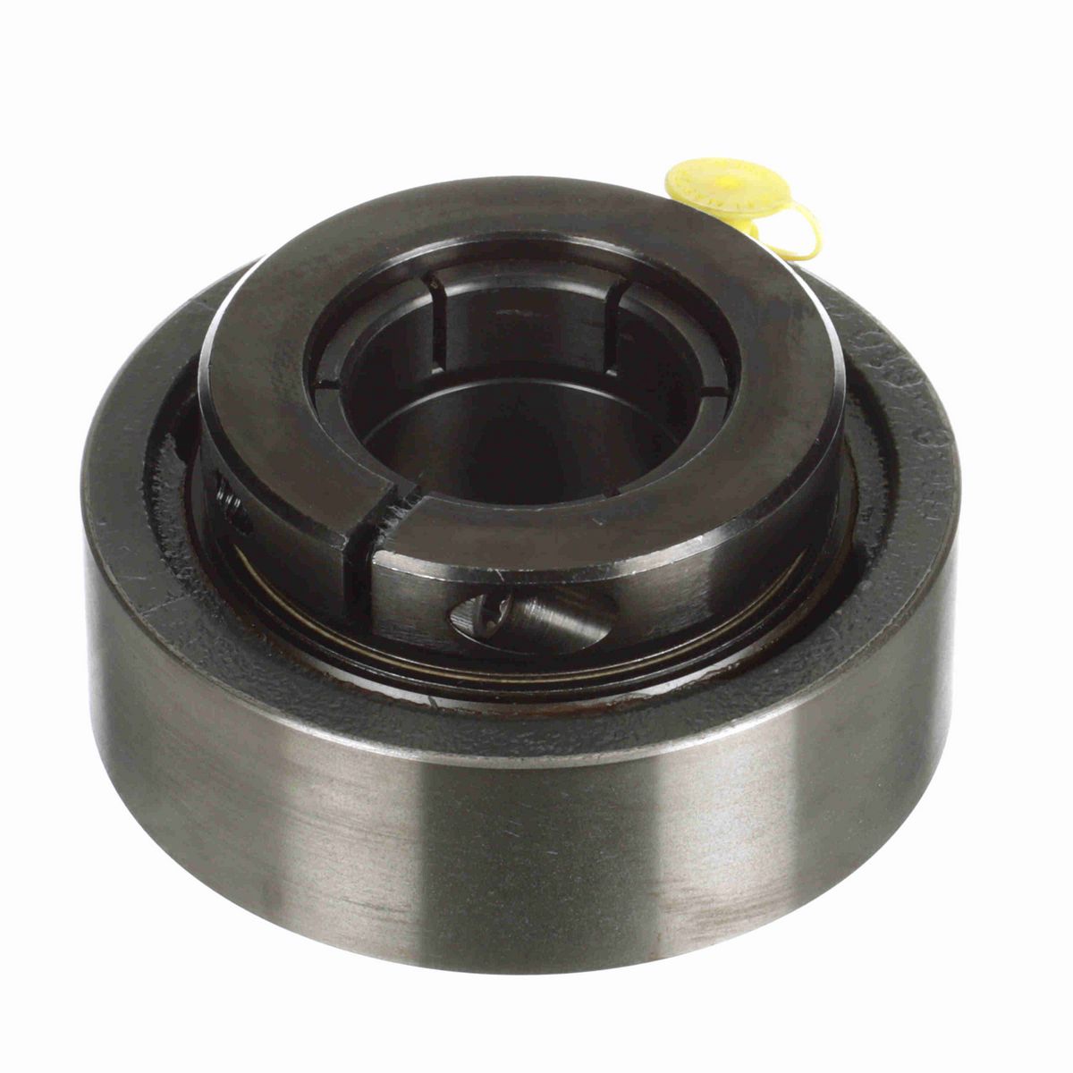 Sealmaster Mounted Cast Iron Cylindrical Cartridge Ball Bearing - 52100 Bearing Steel, Black Oxided - Concentric Lock - MSC-31T
