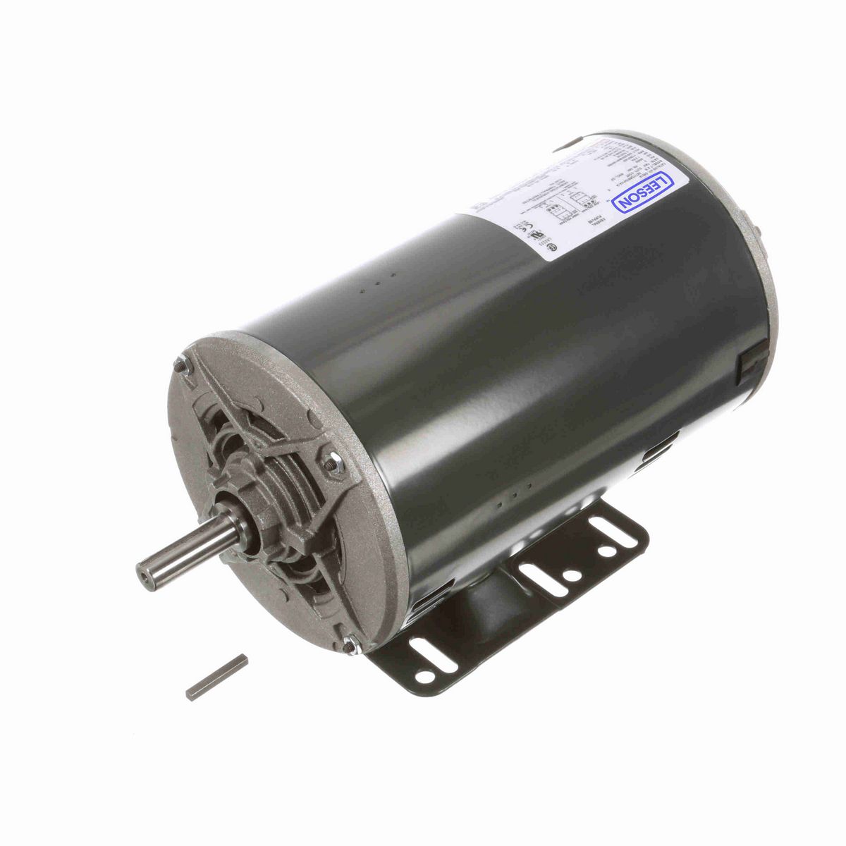LEESON General Purpose Motor, 1 & 0.75 HP, 3 Ph, 60 & 50 Hz, 208-230/460 & 190/380 V, 1800 & 1500 RPM, 56H Frame, DP - G921A