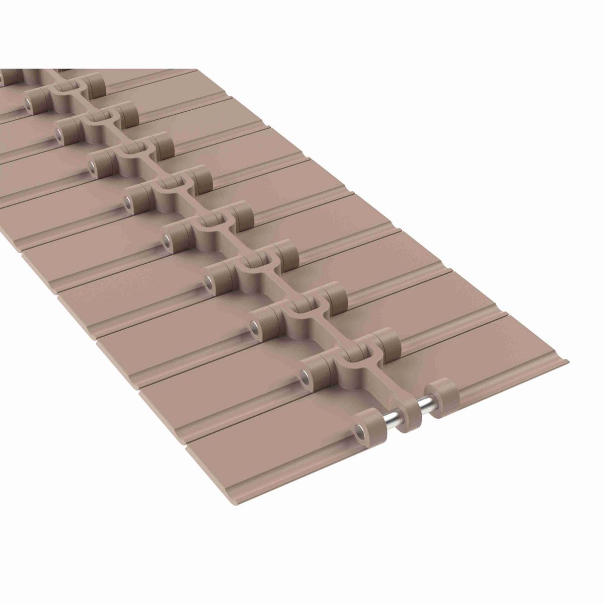 Rexnord 820 Straight Running Solid Top, Material: Tan Low Friction, Width: 7.5in, Pitch: 1.5in - LF820K7-1/2