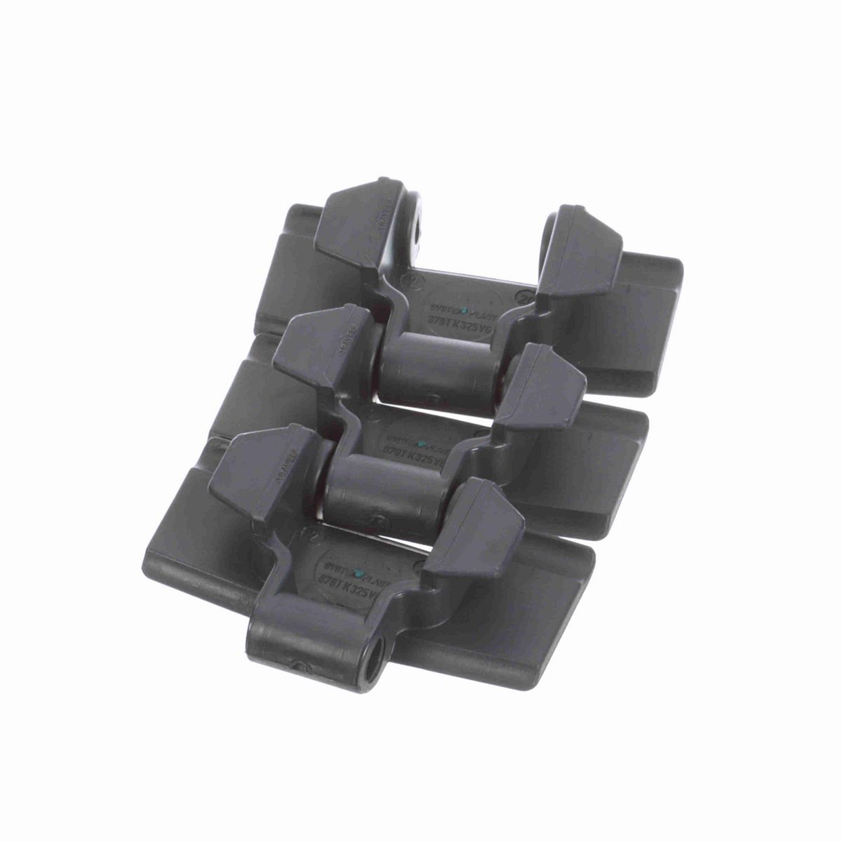 System Plast 879TAB VG Side-flexing SuperGrip™, Material: NG evo (Gray Blue), Width: 3.25in, Pitch: 1.5in - NGE879TAB-K325VG