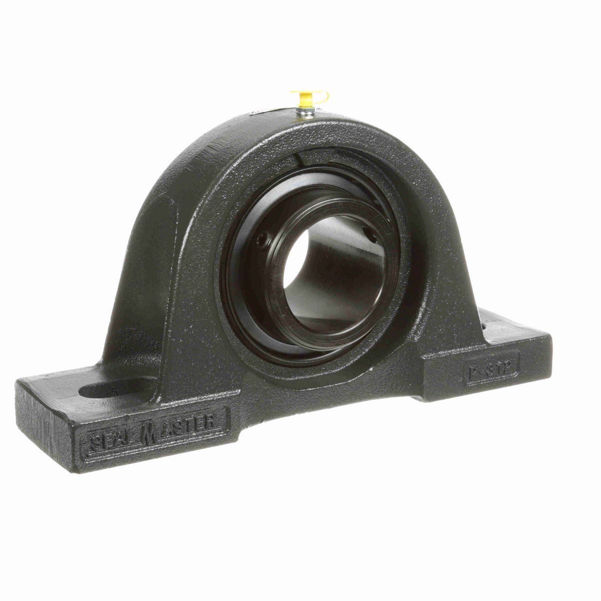 Sealmaster Mounted Cast Iron Two Bolt Pillow Block Ball Bearing - 52100 Bearing Steel, Black Oxided - Double Setscrew Lock - MPD-43C