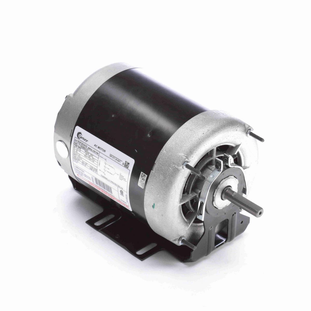 Century Fan and Blower Motor, 1/3-1/8 HP, 1 Ph, 60 Hz, 115 V, 1800 RPM, J56Z Frame, DP - SGF2034V2