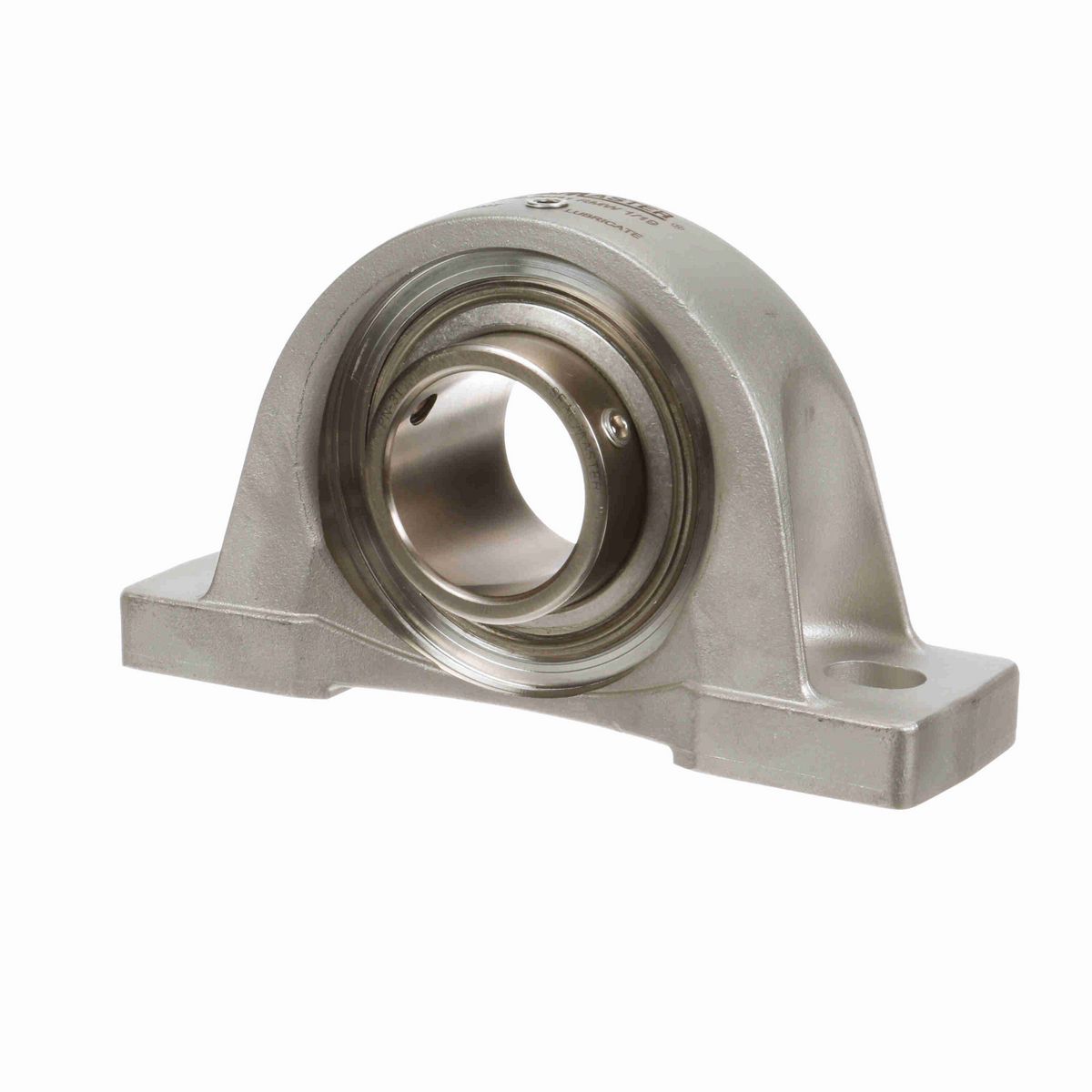 Sealmaster Mounted Stainless Steel Two Bolt Pillow Block Ball Bearing - 52100 Bearing Steel, Phosphorus Nickel Coated - Setscrew Lock - Corrosion Resistant - Reduced Maintenance - Lubed for Life - CRPS-PN31 RMW