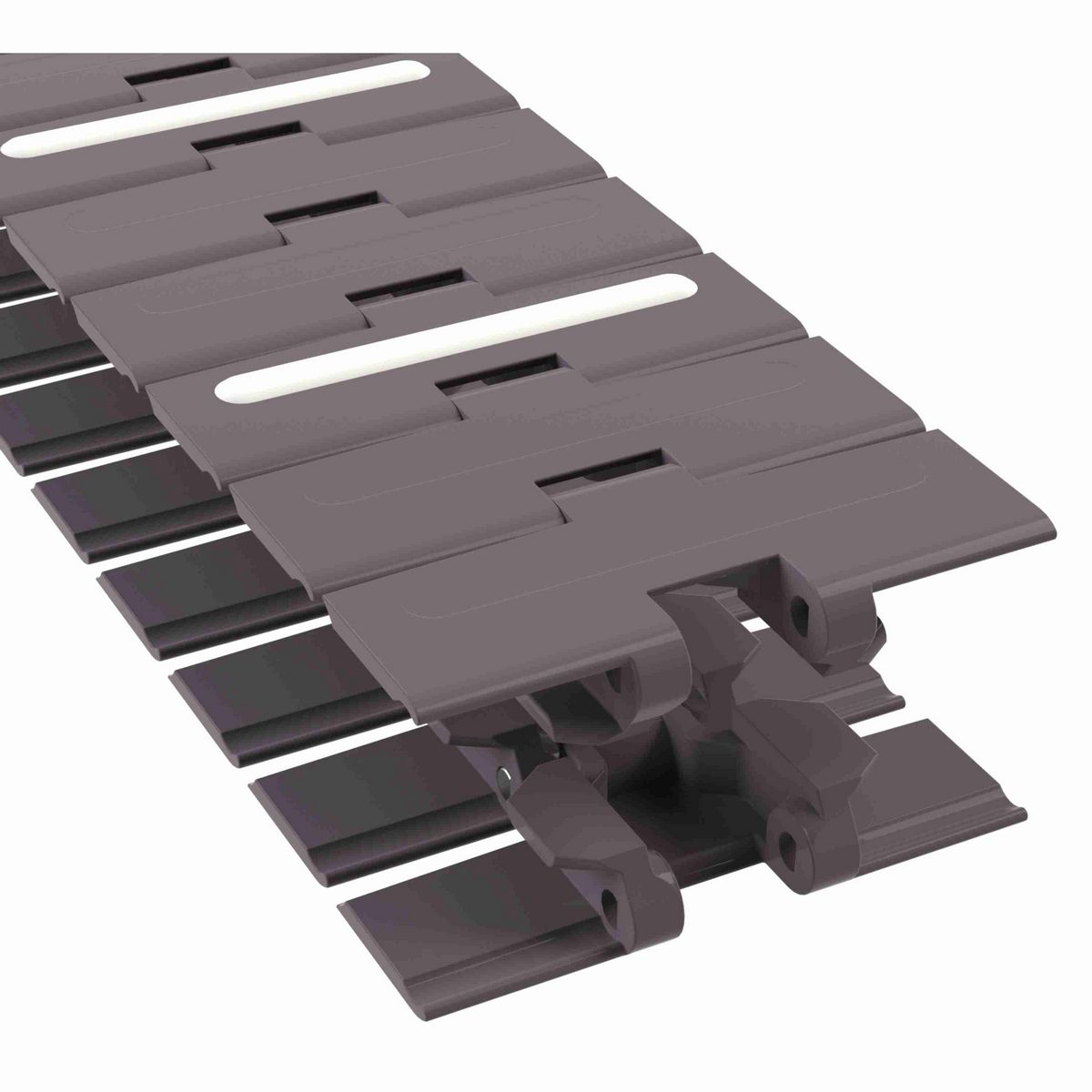 Rexnord 880TAB RubberTop® Side-flexing RubberTop®, Material: Brown High Performance, Width: 4.5in, Pitch: 1.5in - 81416322