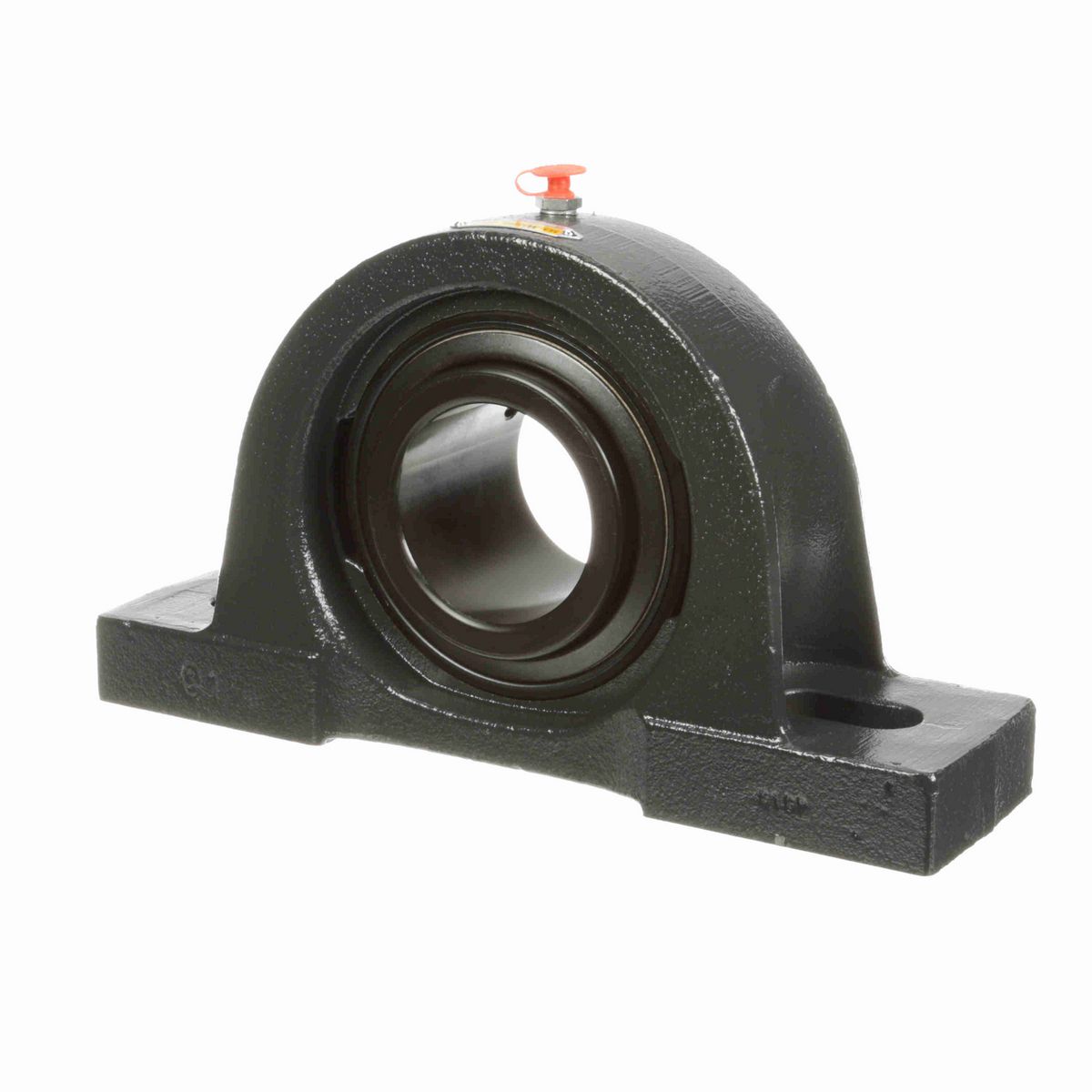 Sealmaster Mounted Cast Iron Two Bolt Pillow Block Ball Bearing - 52100 Bearing Steel, Black Oxided - Setscrew Lock - High Temperature - MP-47 HT