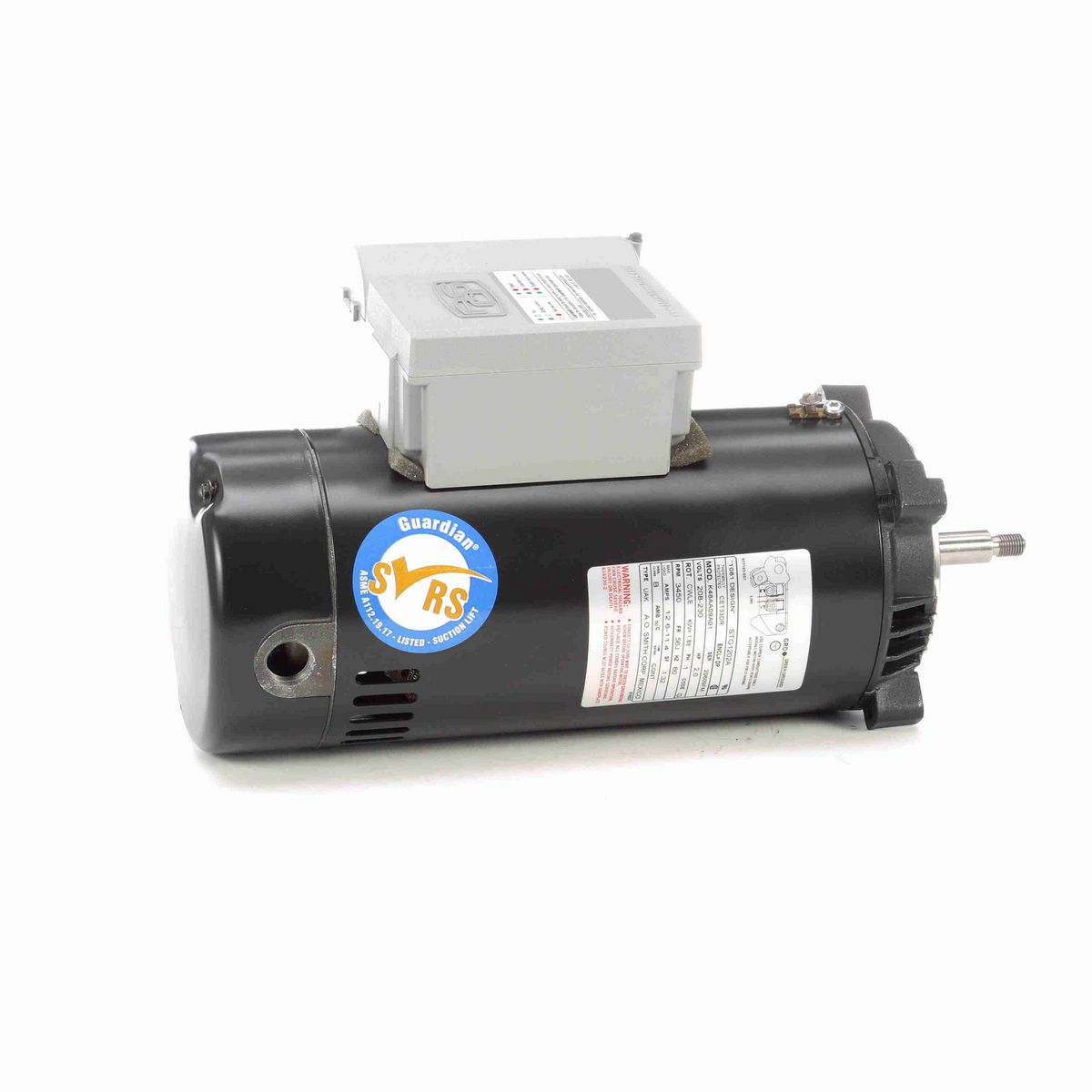Century Guardian ® Motors Pool Pump Motor, 2.0 HP, 1 Ph, 60 Hz, 208-230 V, 3600 RPM, 56J Frame, ODP - STG1202A