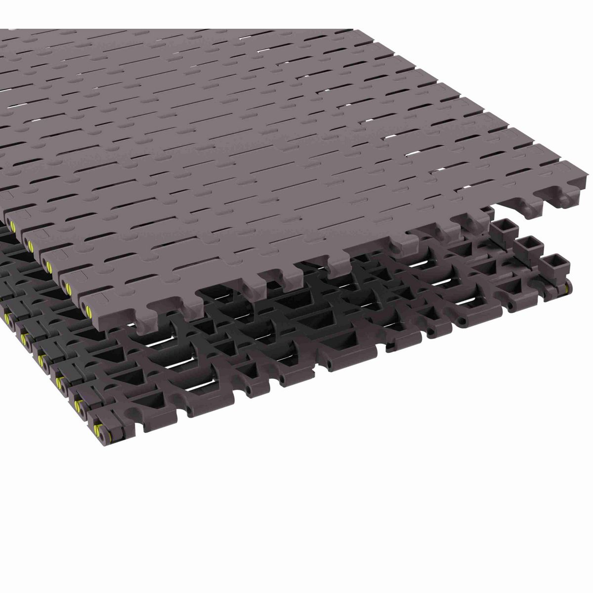Rexnord 7956GT Side-flexing Flush Grid, Material: Brown High Performance, Width: 15in, Pitch: 1.25in - 10324704