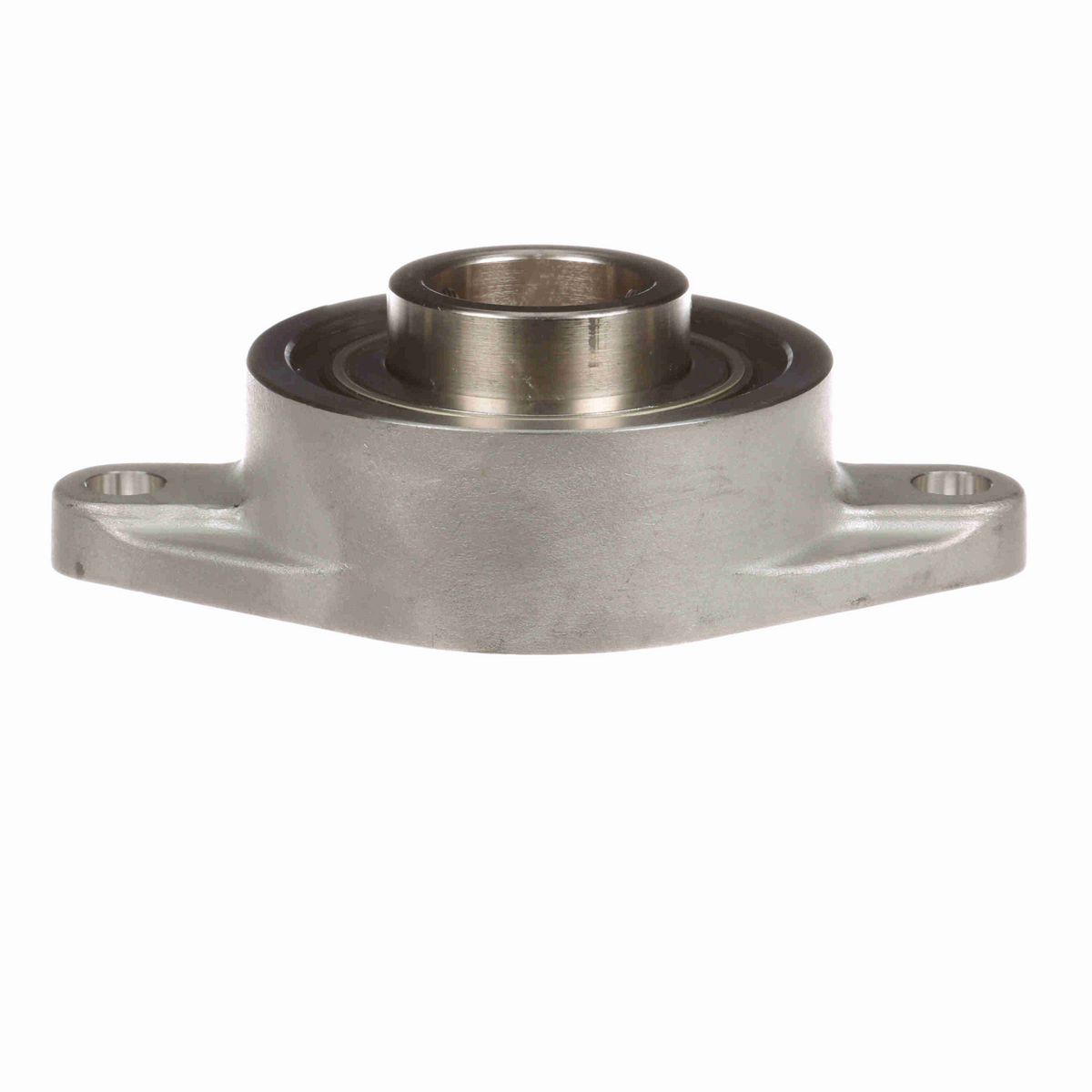 Sealmaster Mounted Stainless Steel Two Bolt Flange Ball Bearing - 52100 Bearing Steel, Phosphorus Nickel Coated - Setscrew Lock - Corrosion Resistant - CRFTS-PN24