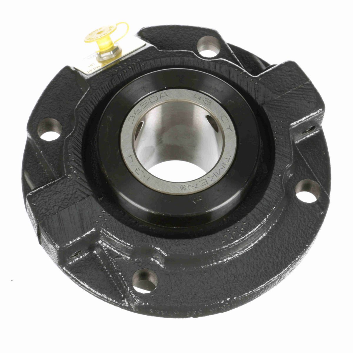 Sealmaster Mounted Cast Iron Piloted Flange Tapered Roller - 52100 Bearing Steel - Collar Mount Lock - RFPA 112