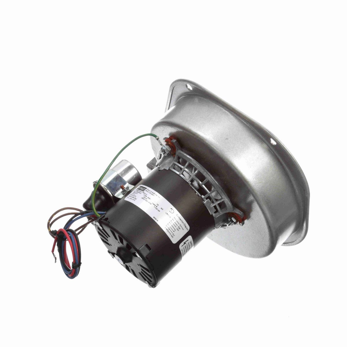 FASCO Rectangular Outlet Permanent Split Capacitor OEM Replacement Draft Inducer Blower, 208-230 Volts, Flange: No - A370