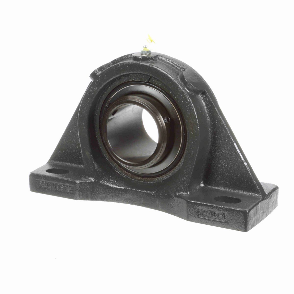 Sealmaster Mounted Cast Iron Four Bolt Pillow Block Ball Bearing - 52100 Bearing Steel, Black Oxided - Double Setscrew Lock - MSFPD-55