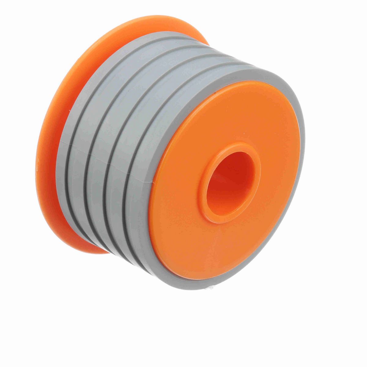 System Plast Return Roller with Rubber; OD: 67-mm, Shaft Dia: -mm, Length: 43-mm, Color: Orange - RF15B-75-60
