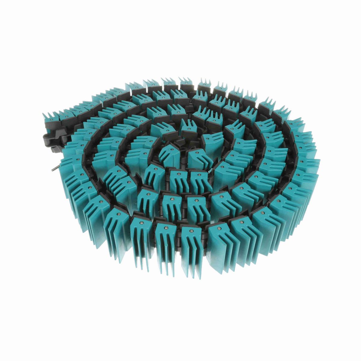 System Plast 878TAB SideGrip™ Side-flexing, Material: Gray Low Friction, Width: 3.25in, Pitch: 1.5in - LFG878TAB-K325GS1