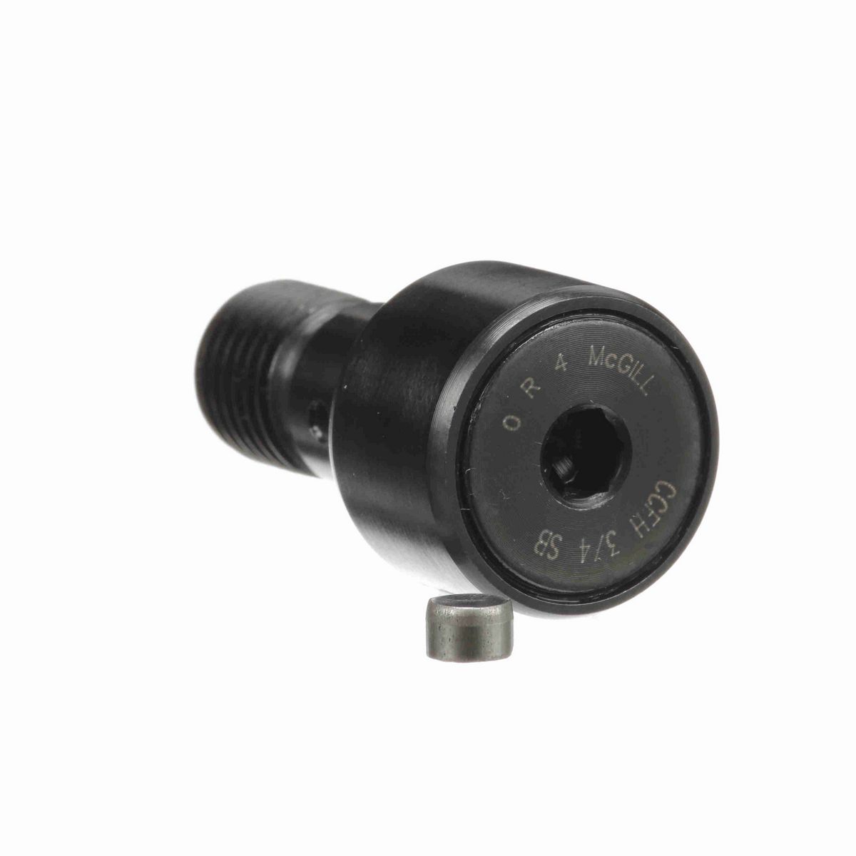 Опорный ролик с цапфой McGill Heavy Stud CAMROL CCFH 3/4 SB, бочкообразный, с уплотнением, с шестигранным отверстием, дюймовый