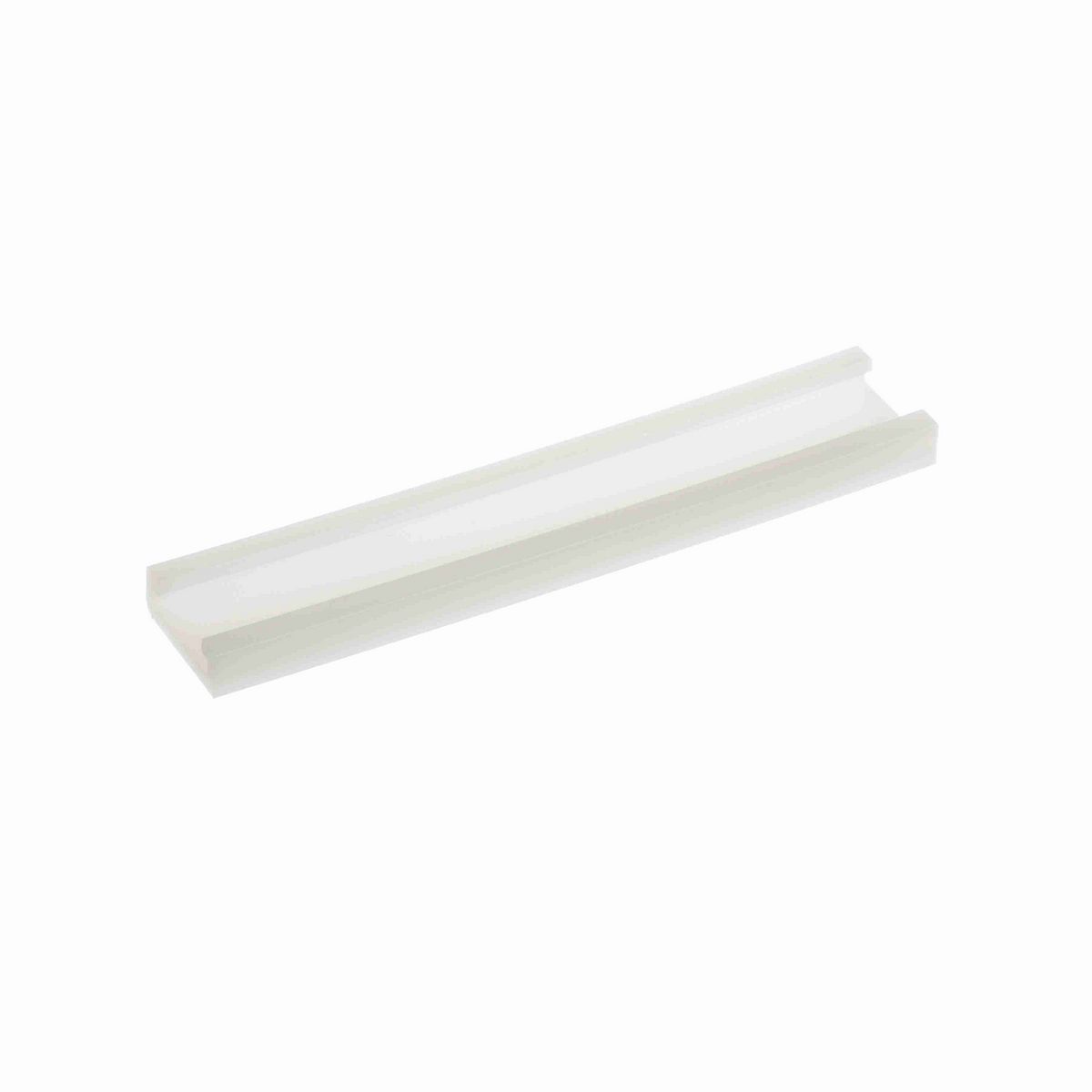 System Plast Combination Group C (Cover): 1.14"W X 0.39"H X 240"L White UHMW-PE - VG-P1878BC-20
