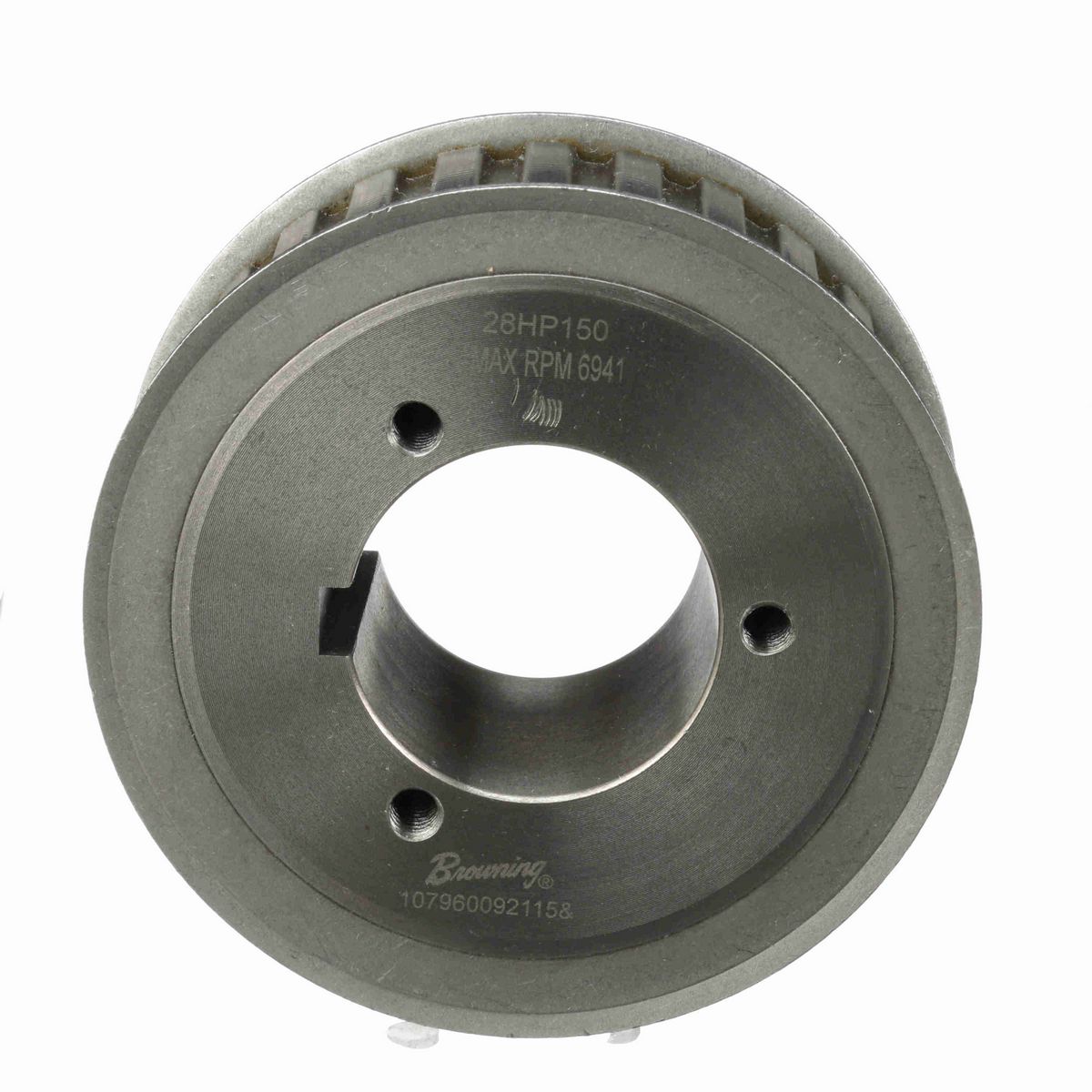 Browning Steel Bushed Bore Gearbelt Pulley - 28HP150