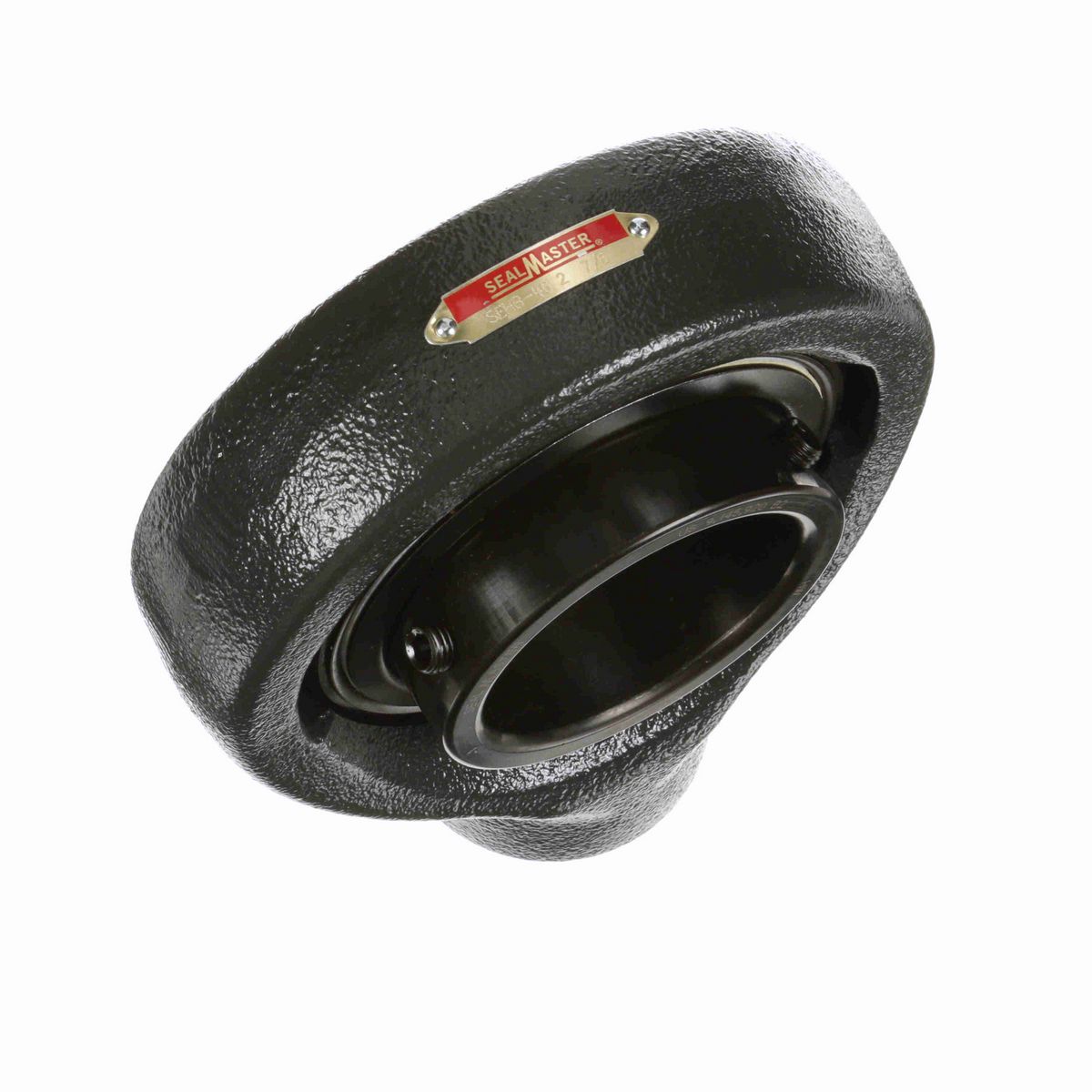 Sealmaster Mounted Cast Iron Hanger Unit Ball Bearing - 52100 Bearing Steel, Black Oxided - Setscrew Lock - SEHB-46