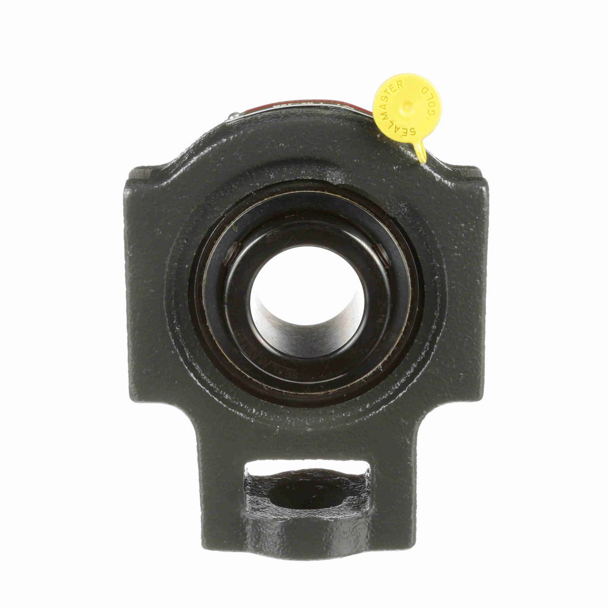 Sealmaster Mounted Cast Iron Wide Slot Take Up Ball Bearing - 52100 Bearing Steel, Black Oxided - Setscrew Lock - MST-20