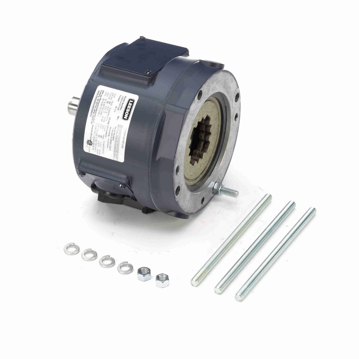 LEESON 15 LB-FT COUPLER BRAKE.143-5TC.NEMA2/IP23.230/460V.1PH.ALUMINUM STEARNS 1056741071QF - 175581.00